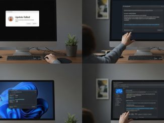 como solucionar problema despues de windows update